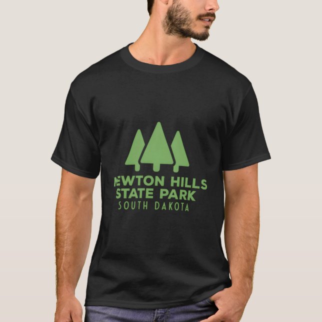 T-shirt Parc d'état de Newton Hills Dakota du Sud (Devant)