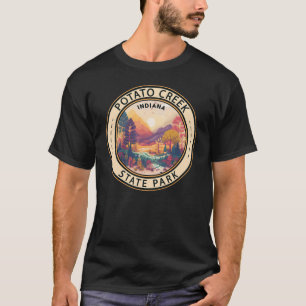 T-shirt Parc d'état de Potato Creek Indiana Emblem