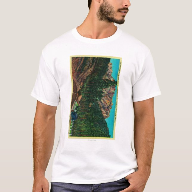 T-shirt Parc d'état de rochers de château des USA 99 (Devant)