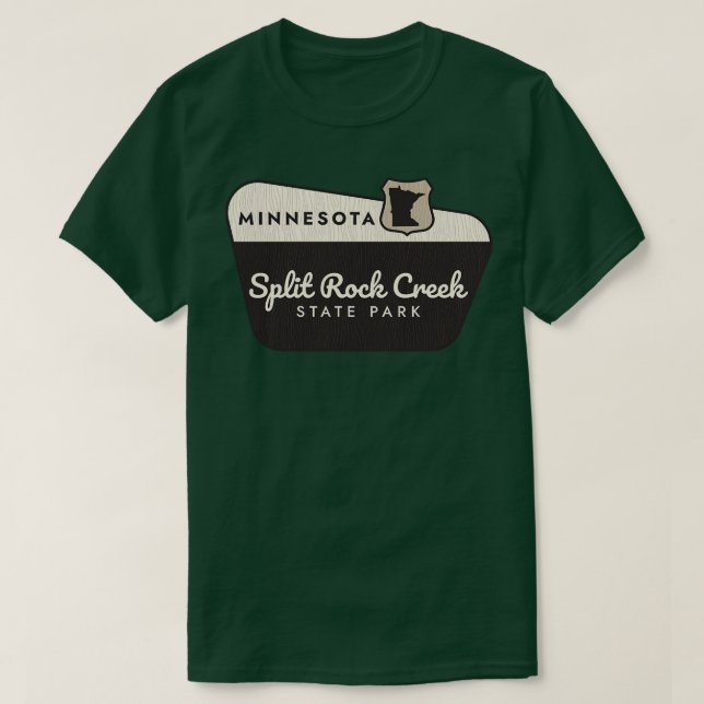 T-shirt Parc d'état de Split Rock Creek Minnesota Affiche  (Design devant)