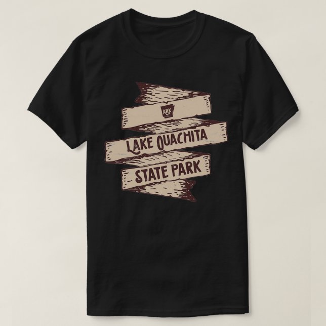 T-shirt Parc d'état du lac Ouachita Arkansas State Park AR (Design devant)