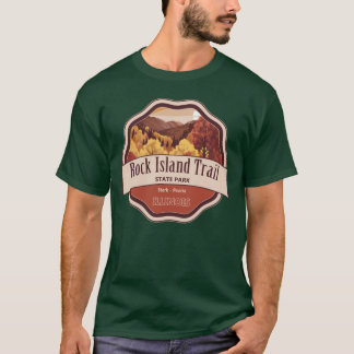 T-shirt Parc d'État du sentier de Rock Island