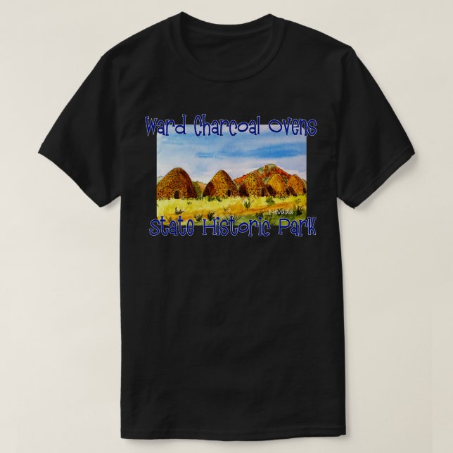 T-shirt Parc historique d'état Ware Charcoal Ovens Nevada (Design devant)