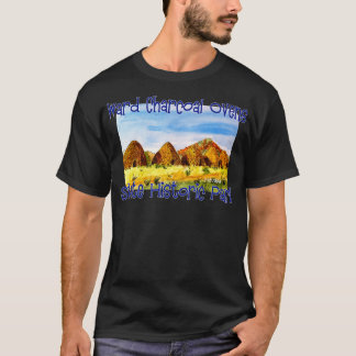 T-shirt Parc historique d'état Ware Charcoal Ovens Nevada