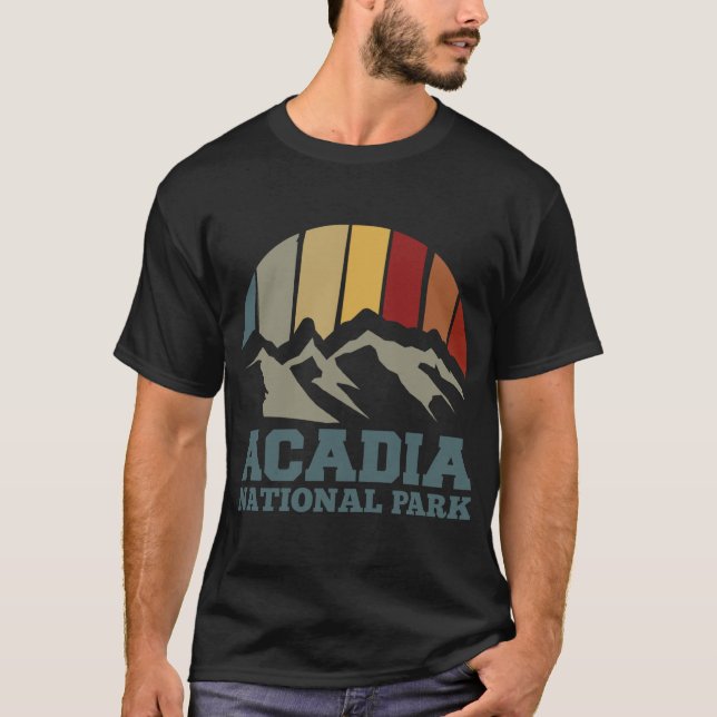 T-shirt parc national acadia (Devant)