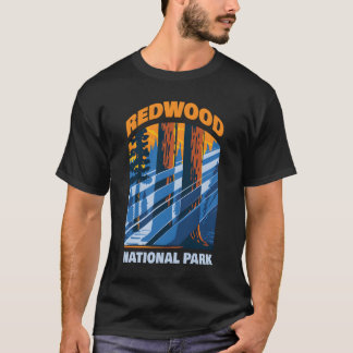 T-shirt Parc national américain Redwood Californie