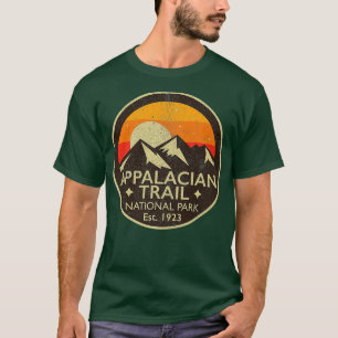 T-shirt Parc national Appalachian Trail Randonnée Vintage