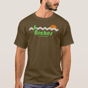 T-shirt Parc national Arches Rétro