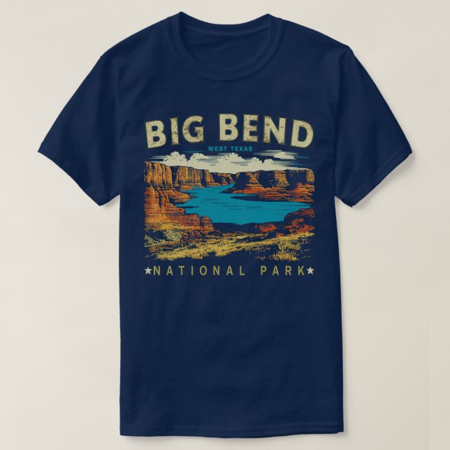 T-shirt Parc national Big Bend (Design devant)