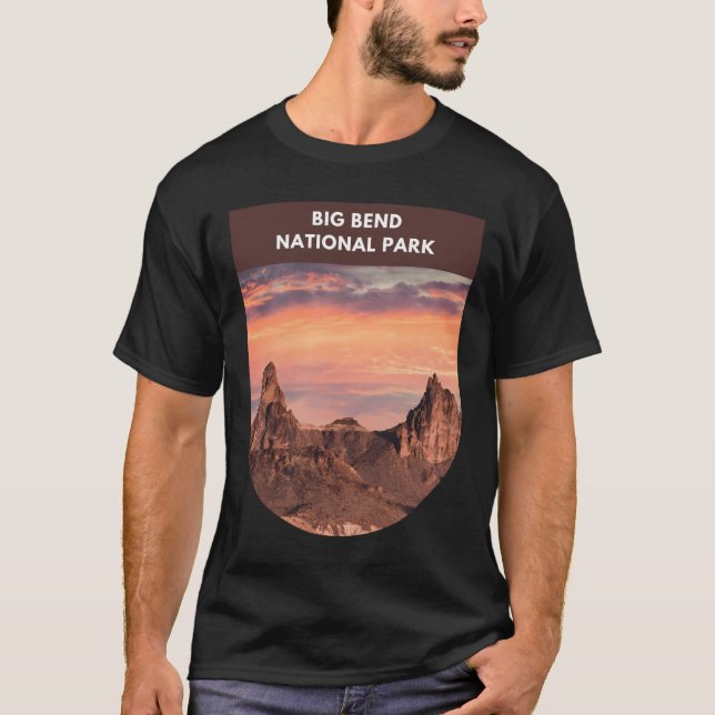 T-shirt Parc national Big Bend (Devant)