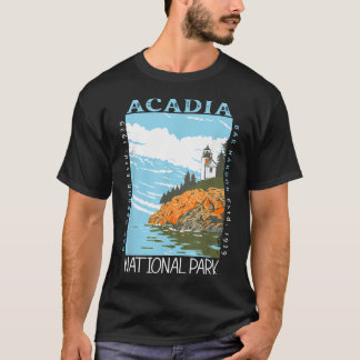 T-shirt Parc national d'Acadia Bar Harbor Maine