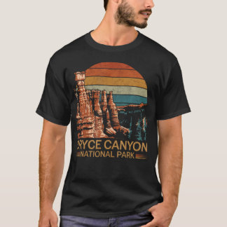 T-shirt Parc national de Bryce Canyon Vintage Randonnée Br