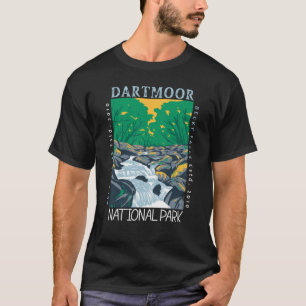 T-shirt Parc national de Dartmoor Angleterre Vintage désis