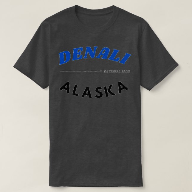 T-shirt Parc national de Denali Alaska 2 (Design devant)