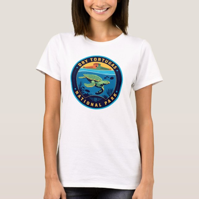 T-shirt Parc national de Dry Tortugas (Devant)