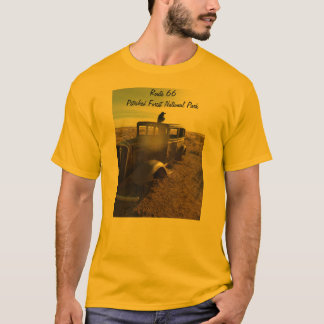T-shirt Parc national de forêt Petrified de l'itinéraire