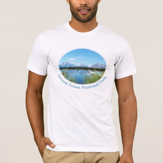 T-shirt Parc national de Grand Teton. Image du paysage