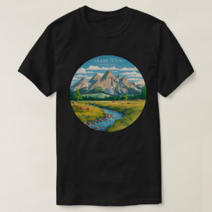 T-shirt Parc national de Grand Teton Wyoming