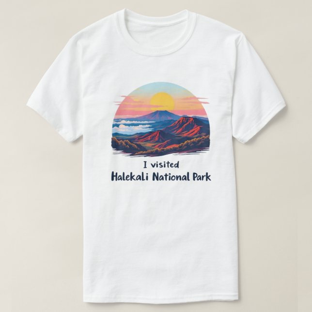 T-shirt Parc national de Haleakalā (Design devant)