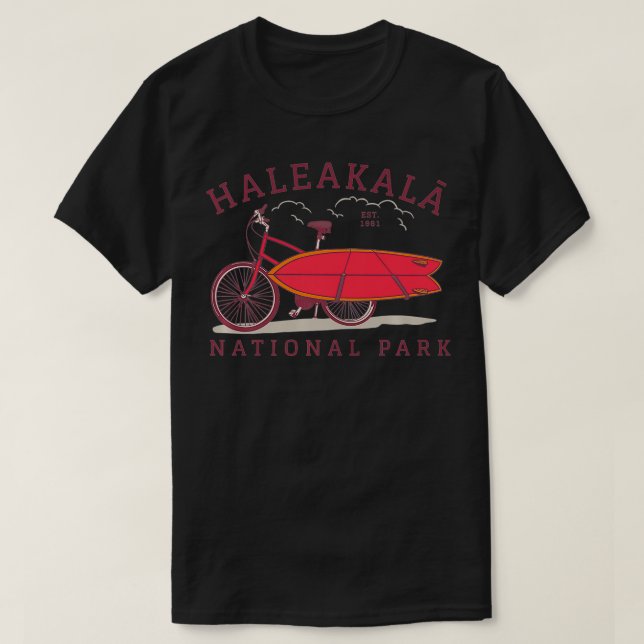T-shirt Parc national de Haleakala Vacances Souvenir Maui  (Design devant)