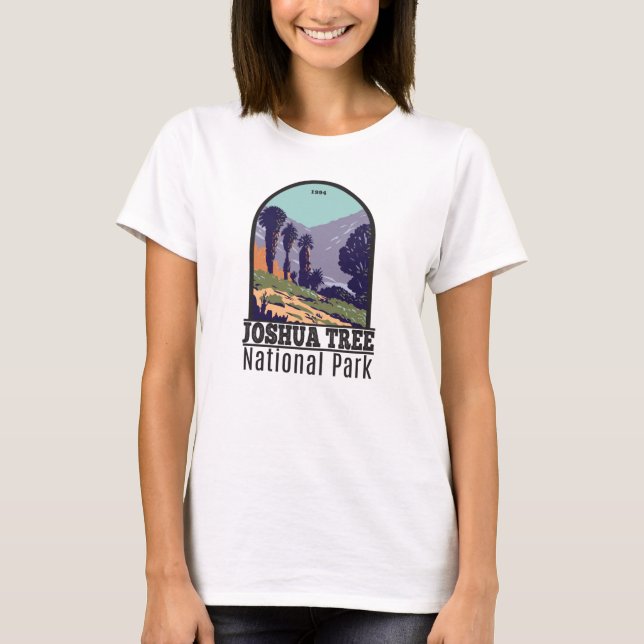 T-shirt Parc national de Joshua Tree Cottonwood Springs Oa (Devant)