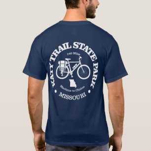T-shirt Parc national de Katy Trail (cyclisme)