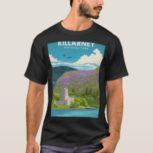 T-shirt Parc national de Killarney Vintage Minimal Nature