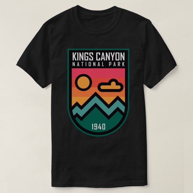T-shirt Parc national de Kings Canyon (Design devant)
