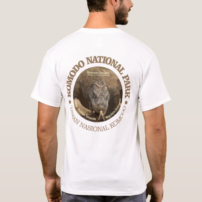 T-shirt Parc national de Komodo (Dos)