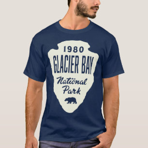 T-shirt Parc national de la baie Glacier Ours Arrowhead Ta