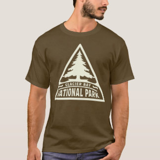 T-shirt Parc national de la baie Glacier Triangle Tan