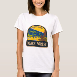 T-shirt Parc national de la Forêt Noire Allemagne Vintage