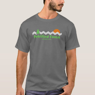 T-shirt Parc national de la Forêt Petrifiée Rétro
