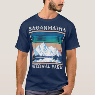 T-shirt Parc national de la neige Sagarmatha Everest Tibet