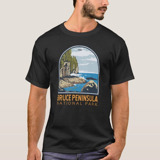 T-shirt Parc national de la Péninsule-Bruce Canada (Devant)
