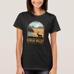 T-shirt Parc national de la vallée de Kobuk Emblem Vintage