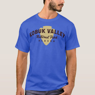 T-shirt Parc national de la vallée de Kobuk Texte Brown