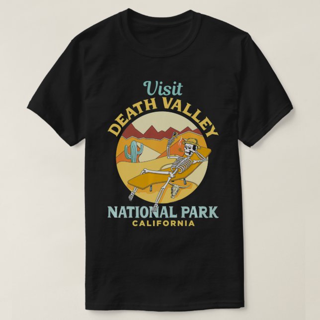 T-shirt Parc national de la vallée de la Mort États-Unis C (Design devant)