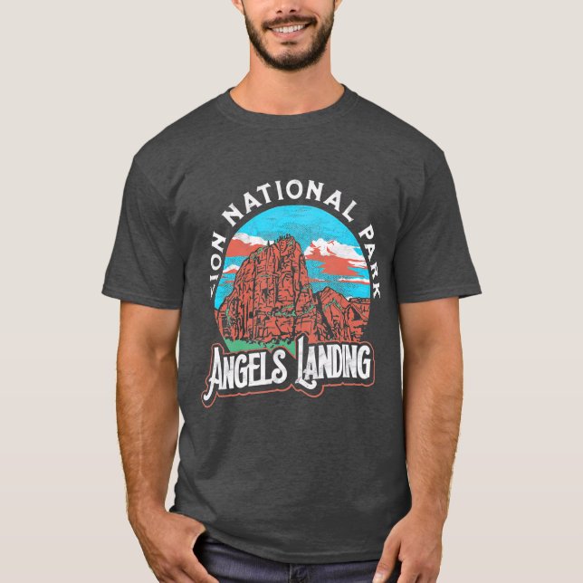 T-shirt Parc national de la Zion d'atterrissage des Anges  (Devant)