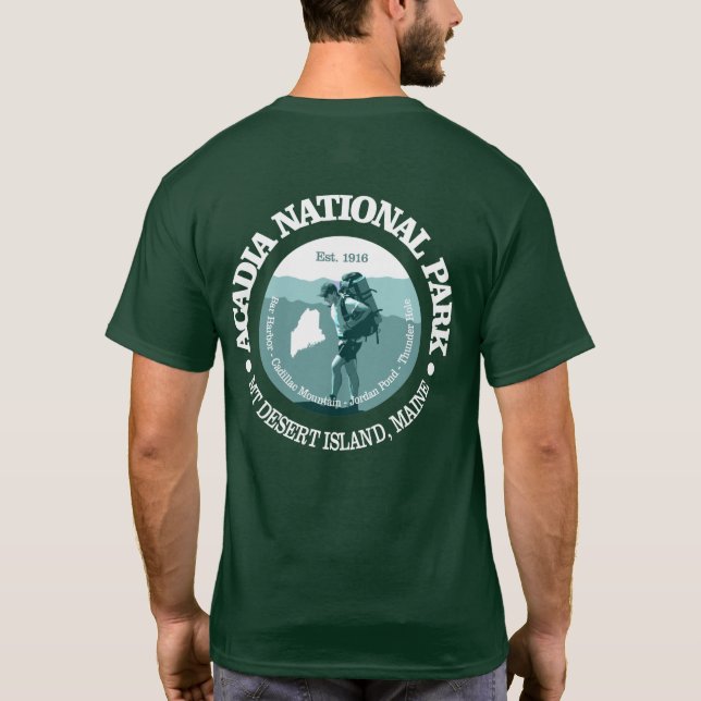 T-shirt Parc national de l'Acadie (T) (Dos)