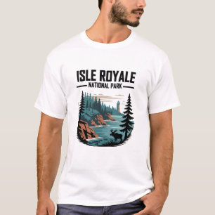 T-shirt Parc national de l'Isle Royale Pittoresque nature