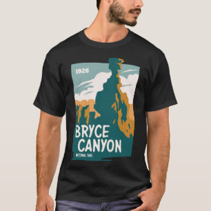 T-shirt Parc national de l'Utah Bryce Canyon Vintage