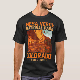 T-shirt Parc national de Mesa Verde Colorado Voyager