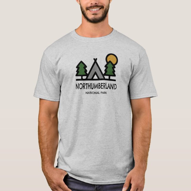 T-shirt Parc national de Northumberland (Devant)