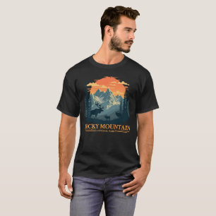 T-shirt Parc national de Rocky Mountain