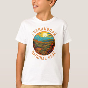 T-shirt Parc national de Shenandoah Cercle en détresse