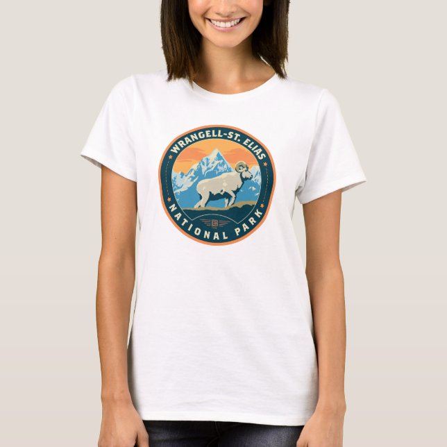 T-shirt Parc national de Wrangell-St-Elias (Devant)