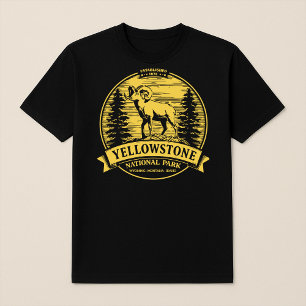 T-shirt Parc national de Yellowstone Bighorn Sheep