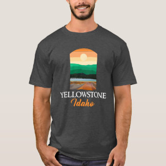 T-shirt Parc national de Yellowstone dans l'Idaho États-Un