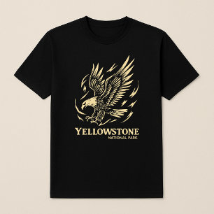 T-shirt Parc national de Yellowstone Eagle Vintage